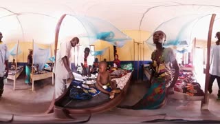 ویدئوی 360 درجه: آفریقای مرکزی؛ فقر خدمات درمانی و بحران سوء تغذیه شدید کودکان