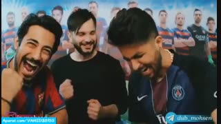 دابسمش بازی بارسلونا با پاری سن ژرمن