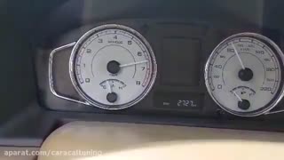 تست شتاب و کشش پژو پارس جدید مدل 97 بعد از ریمپ ECU