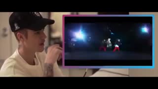 ریکشن جاستین بیبر به موزیک ویدیو MIC Drop(کرم ریزیه فنا)