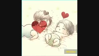 کیوت ترین چیبی های لیوای و ارن♡•♡