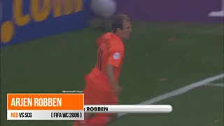 گل آرین روبن به صربستان و مونته نگرو در جام جهانی 2006