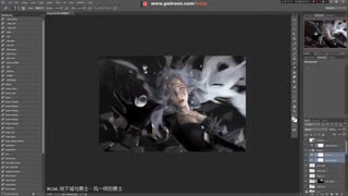 "Photoshop painting process - Fall  Dungeon   Fighter fanart"Digital paint1