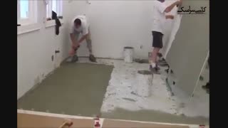 نحوه نصب و اجرای سرامیک پرسلانی اسلب (ابعاد بزرگ 1.5/3)