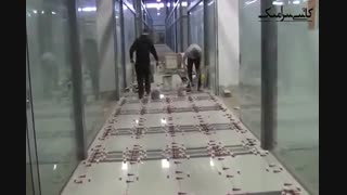 هم تراز نمودن سرامیک پرسلانی با استفاده از روش t-lock