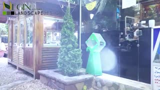 طراحی و ساخت رستوران و ساخت آبنما و آبشار صخره ای