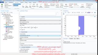 فیلم آموزش مقدماتی جریان روی کره با نرم افزار کامسول  comsol simulation of flow over sphere film