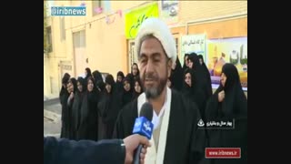 طرح قالی که قرار است به ستاد بازسازی عتبات اهدا شود