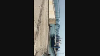 ورود حجاج درگهان از اسکله این شهر