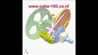 مکانیزم چرخ دنده 90 درجه