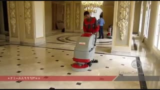 دستگاه اسکرابر باطری دار - زمینشو شارژی - کف شوی صنعتی