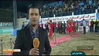 قهرمانی لوکوموتیو ازبکستان در مسابقات فوتبال ساحلی اوراسیا در یزد