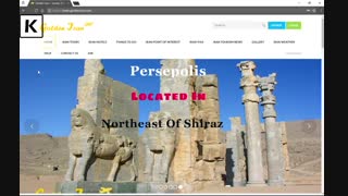 طراحی سایت آژانس مسافرتی Golden Iran بخش اول