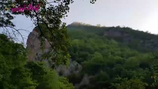 زیبایی خیره کننده و چشم نواز جنگل ابرو آبشار شیرین آباد