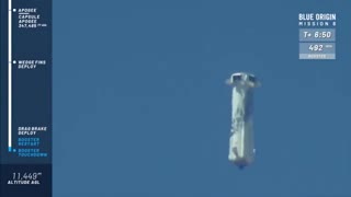 لحظات بی نظیر پرتاب و فرود  موفقیت آمیز راکت بلو اورجین :جی دی