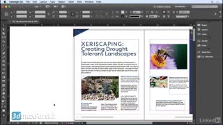 تکست فریم ایندیزاین : آموزش صفحه بندی به زبان فارسی InDesign 2018 text frames