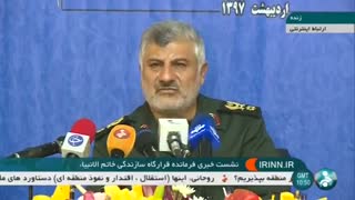 نشست خبری فرمانده قرارگاه سازندگی خاتم‌الانبیا/نیازی به علم خارجی‌ها در پروژه های ایران نداریم