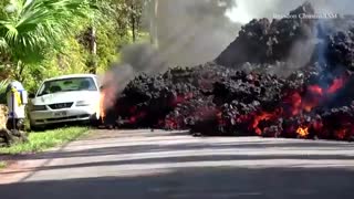 فوران ماگما و خراب های ایجاد شده در نقاط متعدد جزایر هاوایی