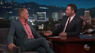 حضور  Woody Harrelson در برنامه Jimmy Kimmel