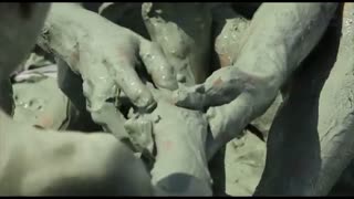 گِل افشان های عجیب روستای گلپورکان بهشت گمشده سیستان و بلوچستان