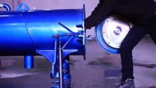 تست دستگاه آبگیر فرش خشک کن