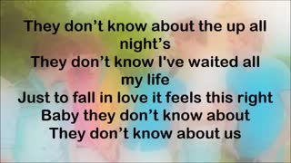 YouTube One Direction - They Don't Know About Us (Lyrics On Screen)