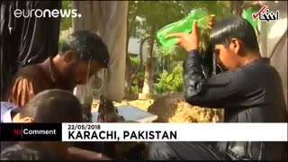 موج گرما در کراچی ۶۵ قربانی گرفت