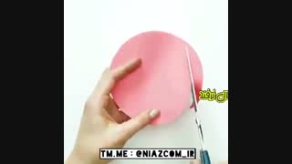 آموزش ساخت گل با کاغذ کشی