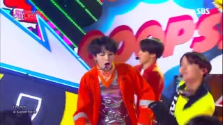 اجرا Anpanman از BTS در Inkigayo