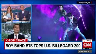 [Video] Boyband BTS Tops U.S. Billboard 200 - CNN [180529]