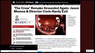 چرا Jason Momoa از فیلم The Crow کناره گیری کرد؟
