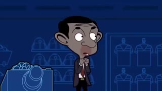 کارتون مستربین:خرید کت و شلوار
