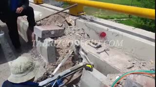 کرگیری از قرنیز بتنی پل روگذر