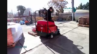 سوییپر صنعتی - جاروب مکانیزه صنعتی برای جمع آوری آلودگی های سطح زمین