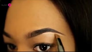 آموزش تصویری کشیدن ابرو با مداد
