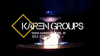 آبنمای آب و آتش ویلای آقای مجتهدی