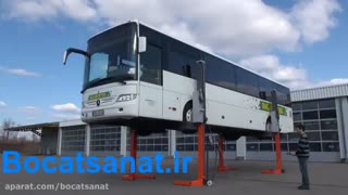 جک بالابر سنگین  FINKBEINER به همراه چهارستون