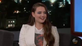 حضور Katherine Langford در برنامه Jimmy Kimmel