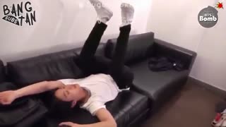خوابیدن اعضای بی تی اس - BTS Cute Sleeping