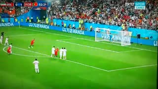 لحظه مهار پنالتی رونالدو توسط بیرانوند