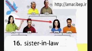 فیلم آموزشی گفتن اعضای خانواده families در زبان انگلیسی