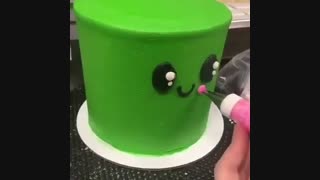 ایده کیک سبز