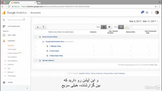 #11 گشت و گذار در محیط کاربری گوگل آنالیتیکس