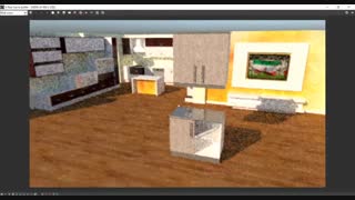آموزش طراحی کابینت آشپزخانه با اسکچ آپ 2018- قسمت 10