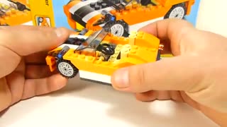 Bricks toys Architect 145 pcs 3 in 1 toys لگو ماشین مسابقه ای، اسپورت و ماشین سنگین