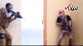 تمرینات نظامی پادشاه اردن به همراه ولیعهدش