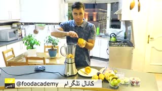 آبمیوه تابستانی خنک و خوشمزه نوشیدنی برای رفع عطش