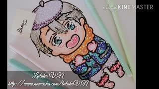 نقاشی من از چیبی ویکتور نیکیفورو(انیمه yuri!!!on ice)