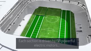 دو زمین چمن در یک استادیوم در ورزشگاه جدید باشگاه تاتنهام