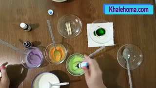 آموزش ساخت رنگ جدید از سه رنگ اصلی  برای تزئین دسر